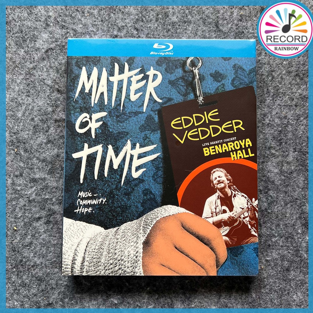 Eddie Vedder Benaroya Hall Matter Of Time All Region BD Album [Sealed] Brand New BD0117 TH