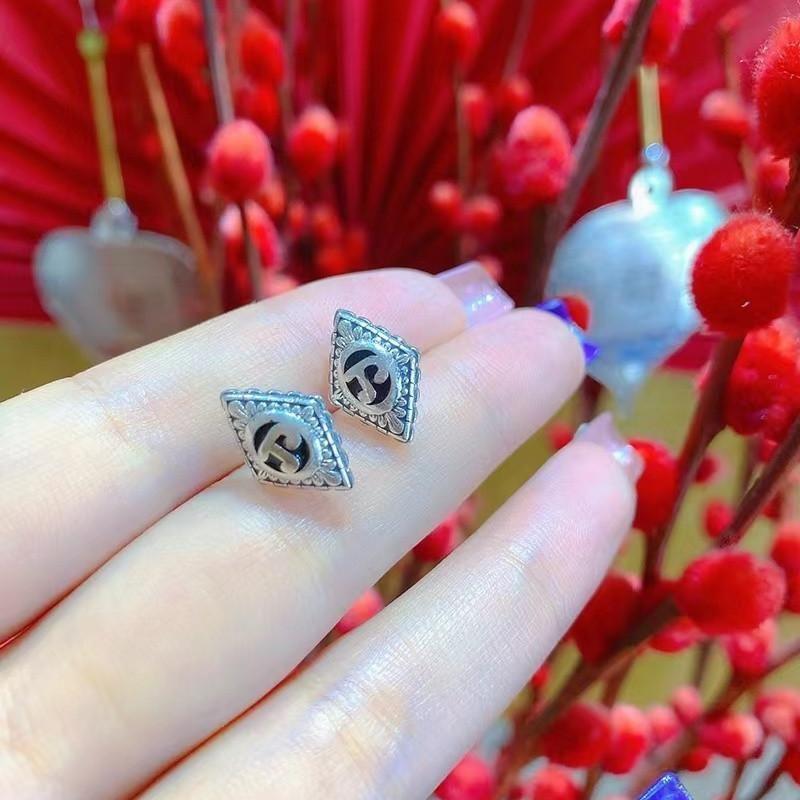 T Thailand Crafter Brand Namo Thai Silver ต่างหู 024