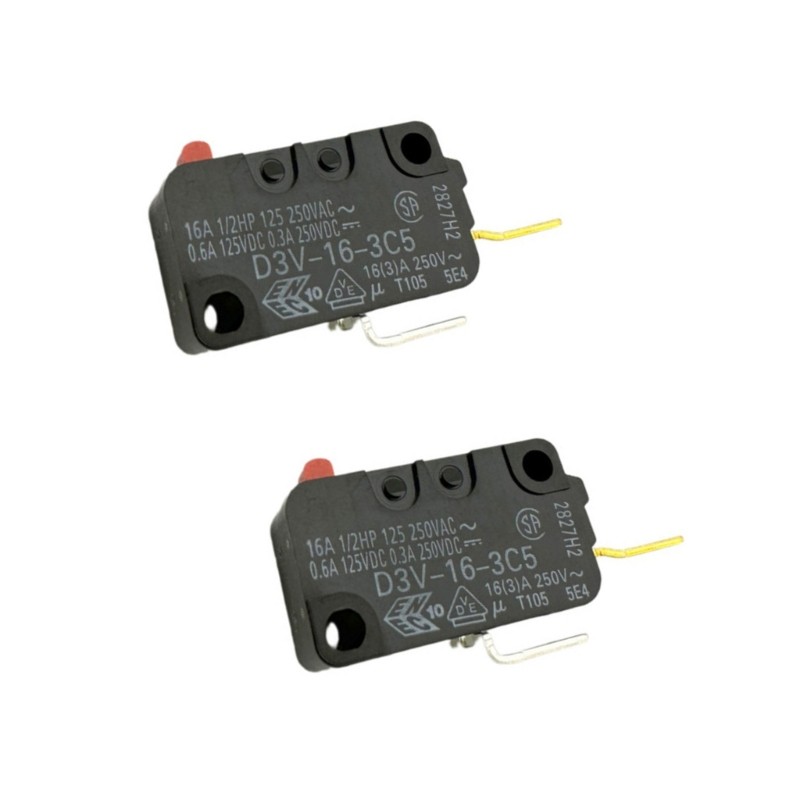 GROUP Two D3V-16-3C5 ปกติเปิด 1NO หน่วยสัมผัส 16A 250V 2 แพ็คเนื้อพลาสติก