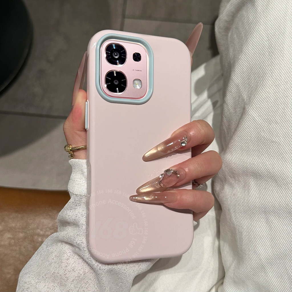 เคส OPPO A6 Pro 5G เคส OPPO A6S 5G A6T Pro A6C A6X A6 เคส Ins Dopamine สีบล็อก เจลกันกระแทก โทรศัพท์