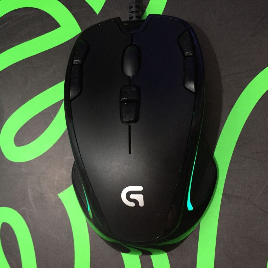 Logitech G302 Daedalus Prime เมาส์เกมมิ่ง MOBA สีดำ สาย USB