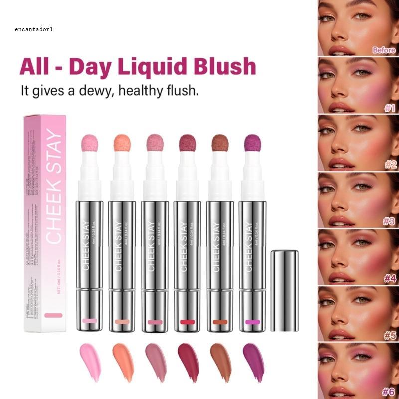 EC Cream Liquid Blush แต่งหน้า Liquid Cheek Tints Liquid Blush Soft Cream Blush แต่งหน้า