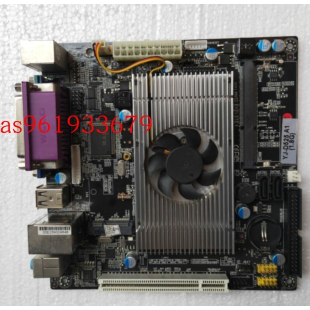ITX-25I8MDC YJ-D525 B1B3 D3 D525 แบบบูรณาการรองรับ PCI Slot 12V เมนบอร์ดแหล่งจ่ายไฟ