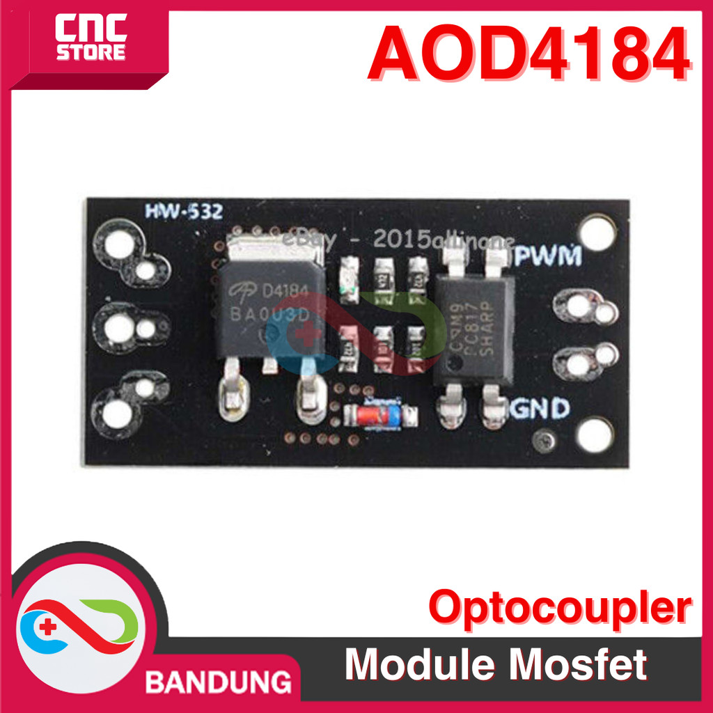 Mosfet Module D4184 N Channel Replacement Relay Driver 30A 50A – สวิตช์ไฟฟ้าอัตโนมัติ