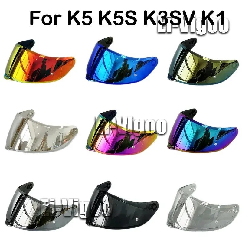 Visor สําหรับ AGV K5 K5S K5-S K3SV K3-SV K1 รถจักรยานยนต์หมวกกันน็อคเลนส์อุปกรณ์เสริม Windproof