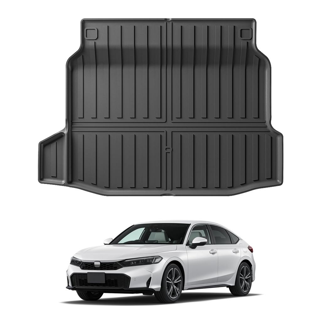 พรมปูท้ายรถ พับได้ ตรงรุ่น สำหรับ Honda Civic (FL1/FL4/FL5 ปี 2021+) | Folding Trunk/Luggage Mat for