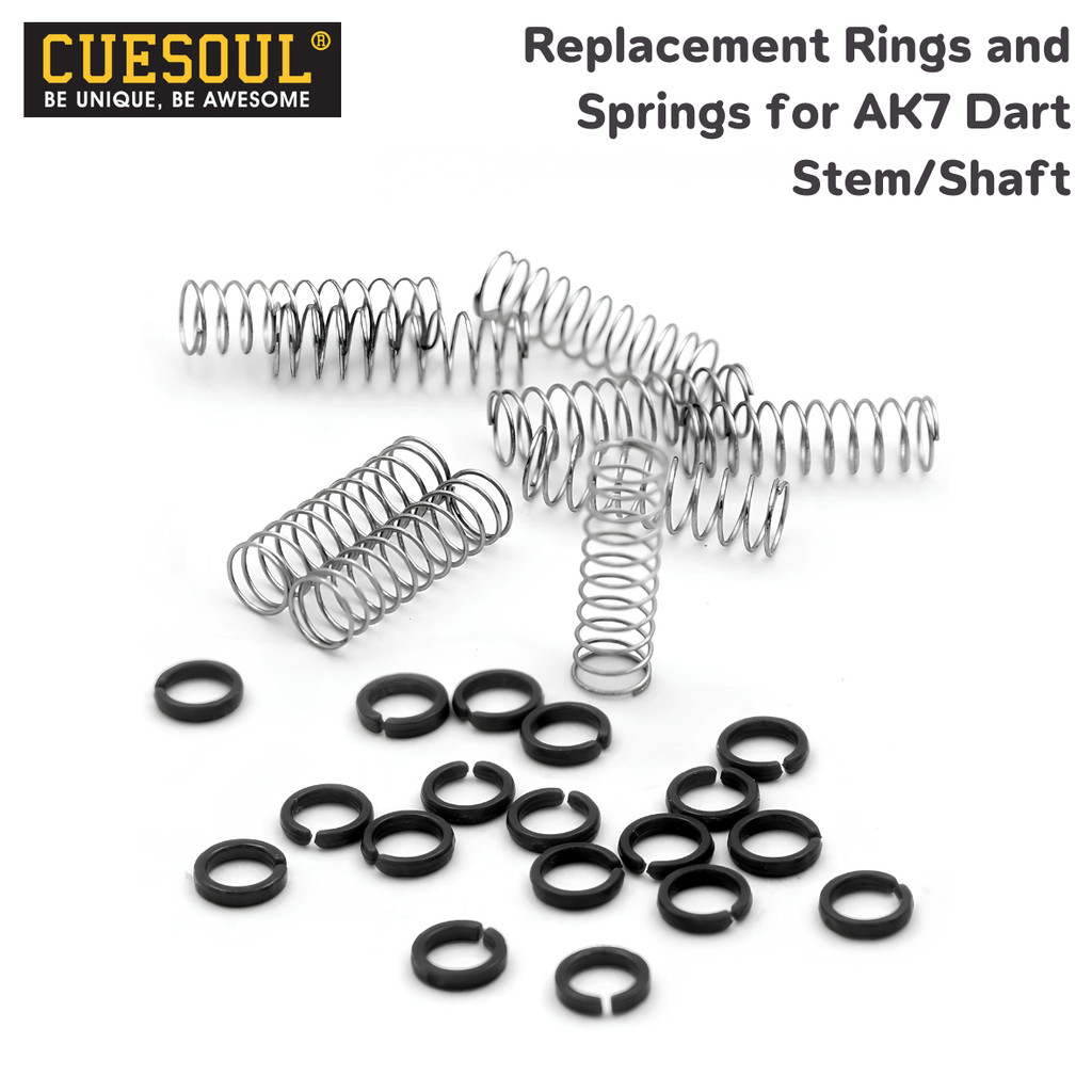 อะไหล่ก้านลูกดอกปาเป้า CUESOUL TERO AK7 Replacement Rings and Springs for AK7 Dart Stem/Shaft