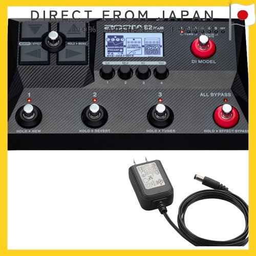 [Authentic / Direct from Japan] เอฟเฟ็กต์กีตาร์เบส ZOOM B2 FOUR แบบมัลติฟังก์ชั่น สีดำ