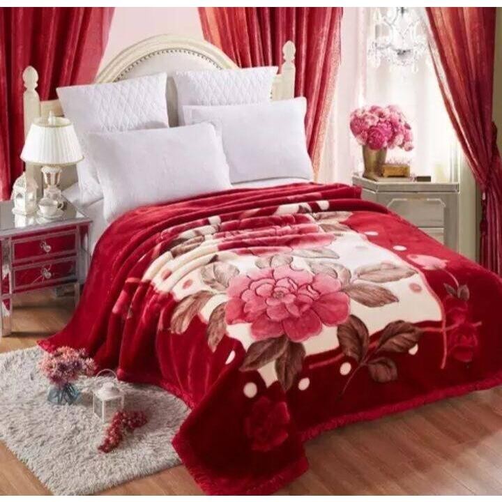 SOFT MINK HEAVY BLANKET 2.5กก. KOREA QUALITY SUPER KING Selimut