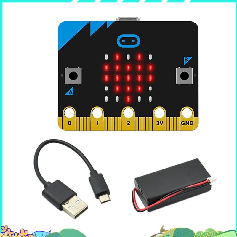 V1.5 บอร์ดพัฒนารถสมาร์ทชุด/Qtruck/Python Education Microbit หุ่นยนต์ตั้งโปรแกรมได้สําหรับ DIY