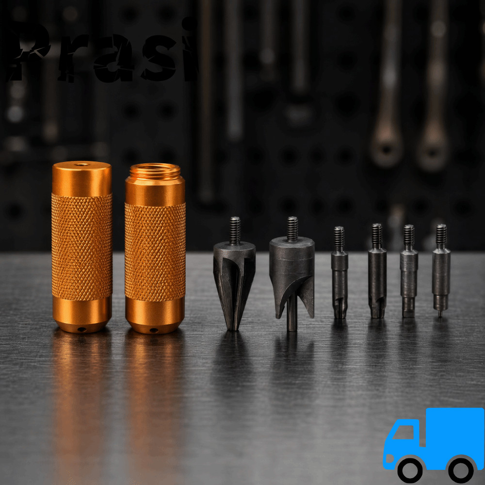 PRASI Prep Multitool, Anti Slip Handle ภายในภายนอก Reamers Chamfer Deburring เครื่องมือ, Professiona