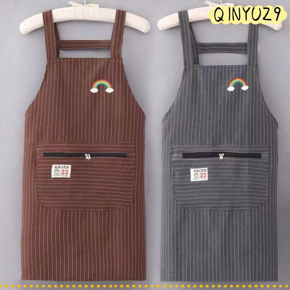 QINYUZ9QX Antipaste Barista ผ้ากันเปื้อน, กันน้ํา Abrasion ผ้ากันเปื้อนครัว, ผ้ากันเปื้อนทํางานในครั