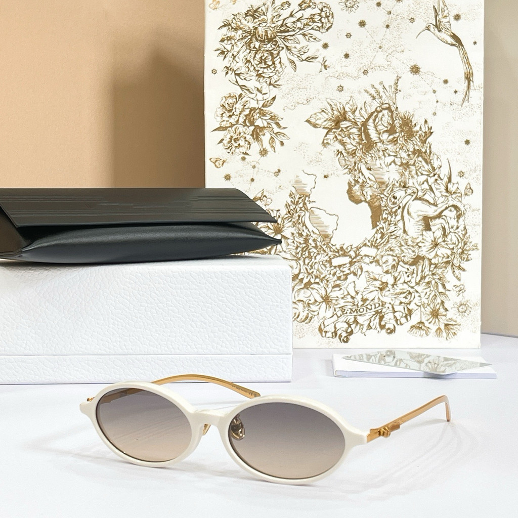 ZY7B CD** Oval Nerd Sunglasses for Women, Unique Narrow Frame Sunglasses BlowR2F
