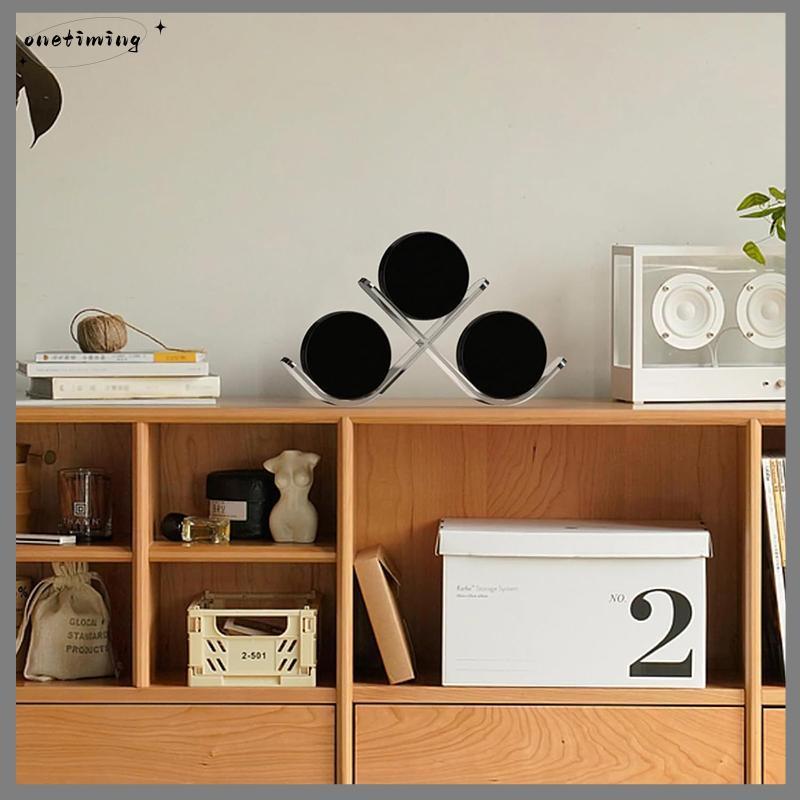 Onetimingsuper5p Hockey Puck อะคริลิคโปร่งใสขาตั้งจอแสดงผล 3 Puck Holder Organizer กีฬาสะสมของขวัญตก