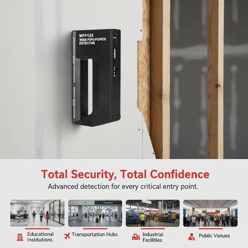 Kamembetbg Handheld Wall Scanner WPP123 ตรวจจับโลหะความแม่นยําปรับสําหรับ Varied Sensitivity TH