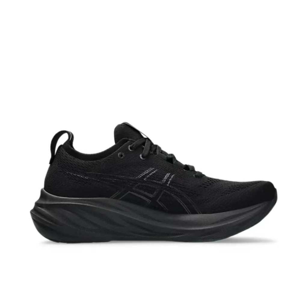 NIMBUS 26 ผู้ชายและผู้หญิง Black Knight Marath น้ําหนักเบา Rebound และ Cushied รองเท้าวิ่ง I6S0