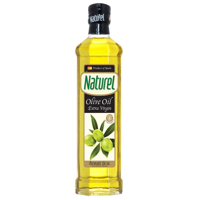 เนเชอเรลน้ำมันมะกอกเอ็กซ์ตราเวอร์จิ้น 250มล. Naturel Olive Oil Extra Vergin 250ml. [หมายเลขบาร์โค้ด 8410660062034 ]