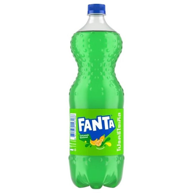 แฟนต้าน้ำเขียว 1.5ลิตร Fanta Green 1.5ltr. [หมายเลขบาร์โค้ด 8851959143186 ] สินค้าคุณภาพดี คัดสรรอย่างตั้งใจ