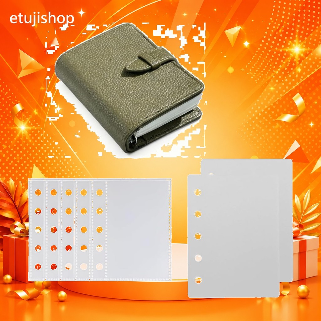 [Direct From Japan etujishop ]Sticker Album for Adults, M5 size, 6-hole binder, refillable backing s