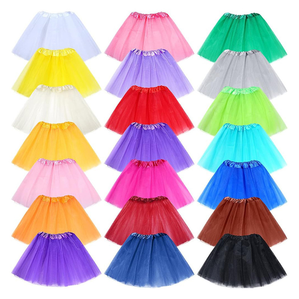 D1980s Party 80s สร้อยคอสีดําแถบคาดศีรษะกระโปรง tutu กระโปรงบัลเล่ต์กระโปรง 8.26