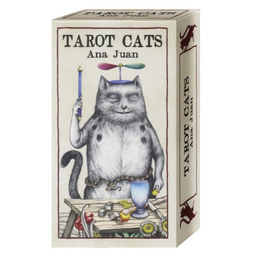 10.3*6 ซม.Tarot Cats Ana Juan Deck การ์ดเกม 78 ชิ้นการ์ด