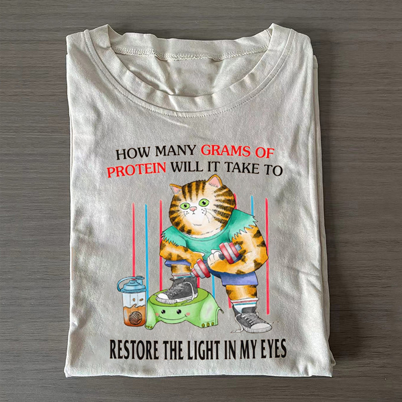 Gym Cat เสื้อยืด Unisex