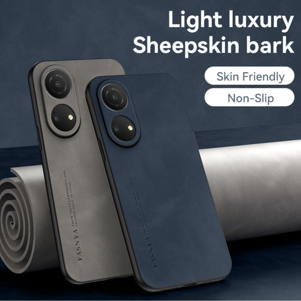 ใช้ได้กับ Huawei HONOR X7B CLK-LX1 PLAY8T CLK-AN00 CLK-LX2 CLK-LX3 x7b Casing หนังแกะระดับไฮเอนด์ทํา