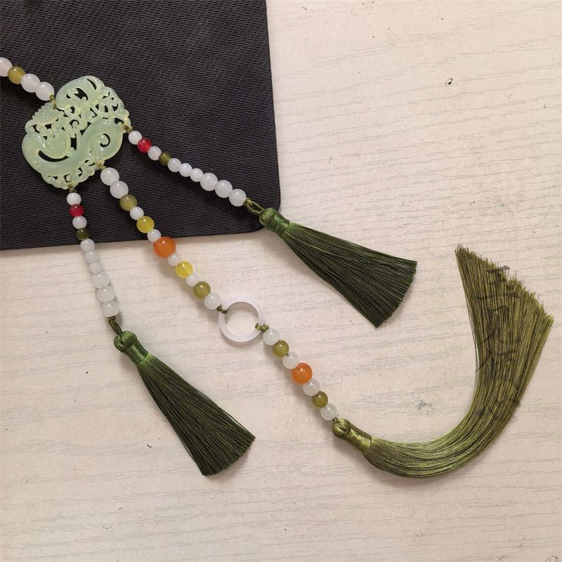 Handmade จีนเลียนแบบพู่เอวแขวนจีน Warring สหรัฐอเมริกา Robe อุปกรณ์เสริม Qin Hanzhi Wei Jin สไตล์ Pe