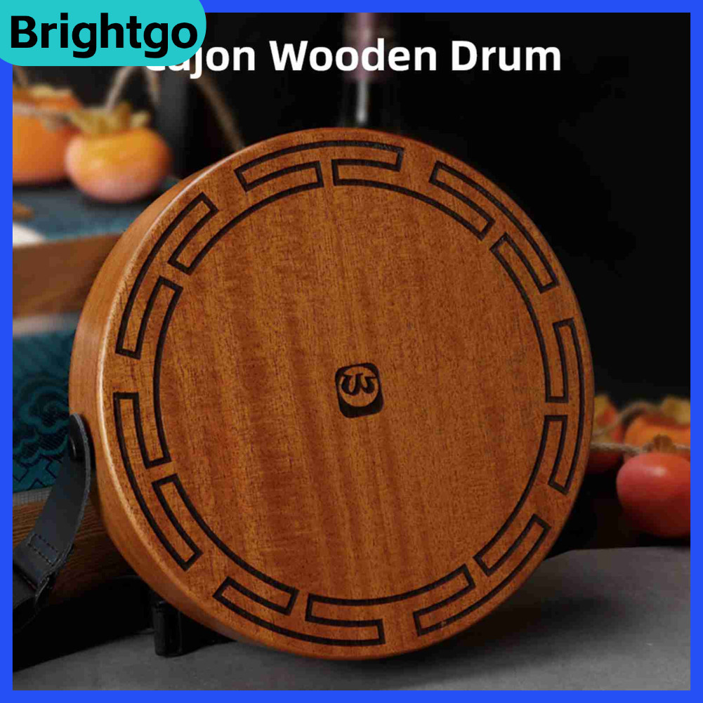 Brightgo-th Aramox Cajon Drum แบบพกพา Mahogany Hand แปดเหลี่ยม Percussion