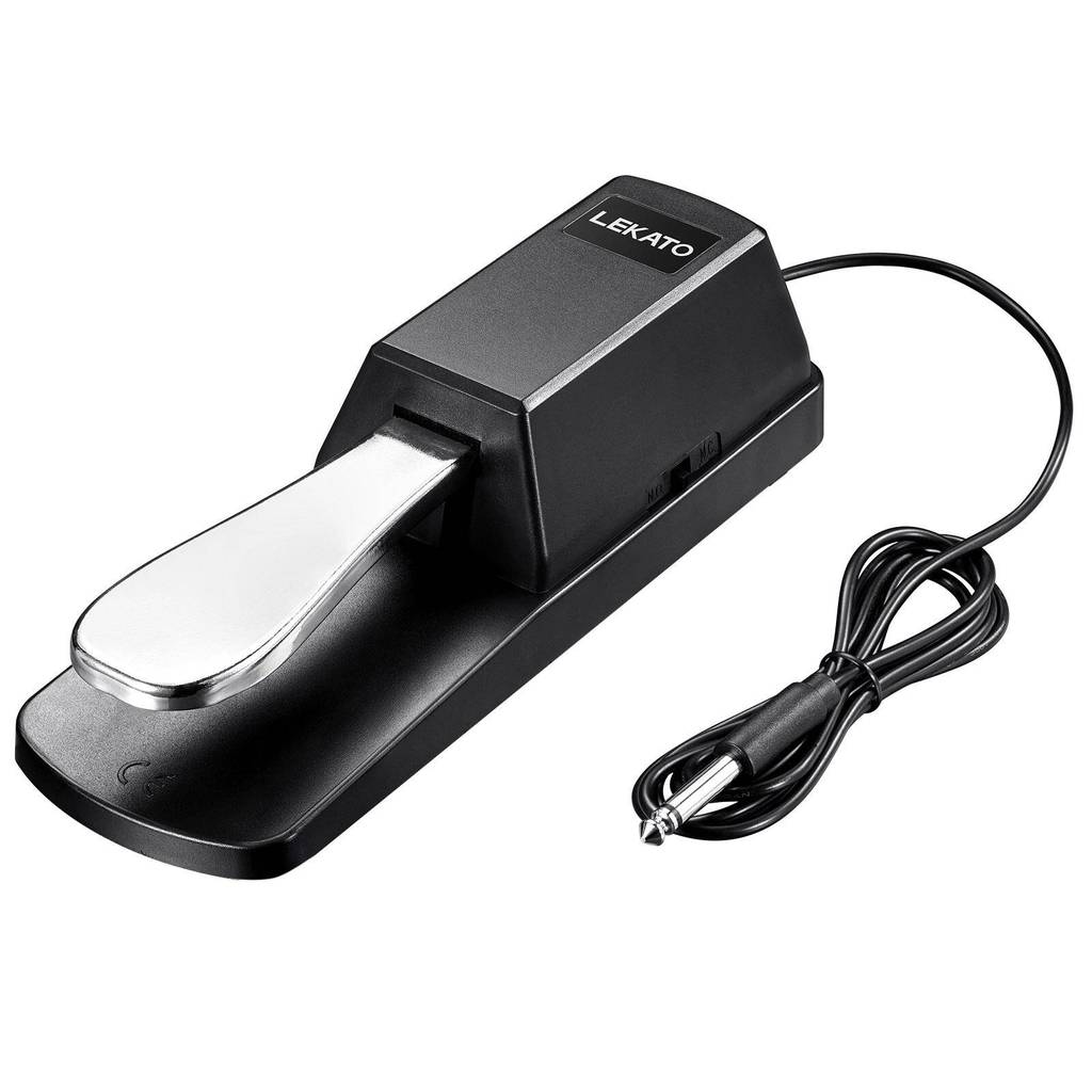 Universal Sustain Pedal สําหรับคีย์บอร์ดเปียโนเท้าเหยียบ Polarity Switch สําหรับ MIDI คีย์บอร์ด Sust