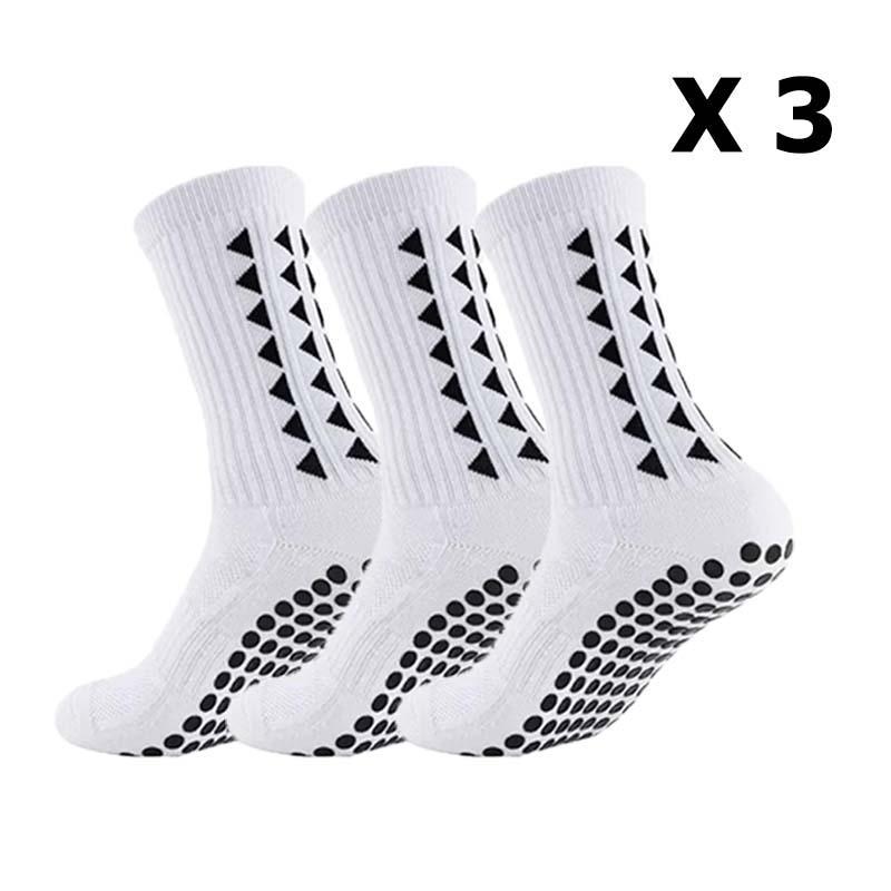 [ แพ็ค3คู่] ถุงเท้ากันลื่น Unisex anti slip sock มี 6 สีให้เลือก สำหรับกีฬาฟุตบอล วิ่งจ๊อกกิ้ง และแบดมินตัน ออกกำลังกาย