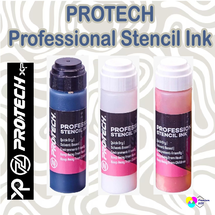 PROTECH STEENCIL INK สําหรับ BADMINTON CKET