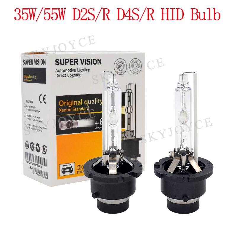2021 ไฟหน้ารถหลอดไฟ Xenon D4S D2S HID หลอดไฟสําหรับ Original Xenon 4300K 5000K 6000K 8000K 35W 55W D