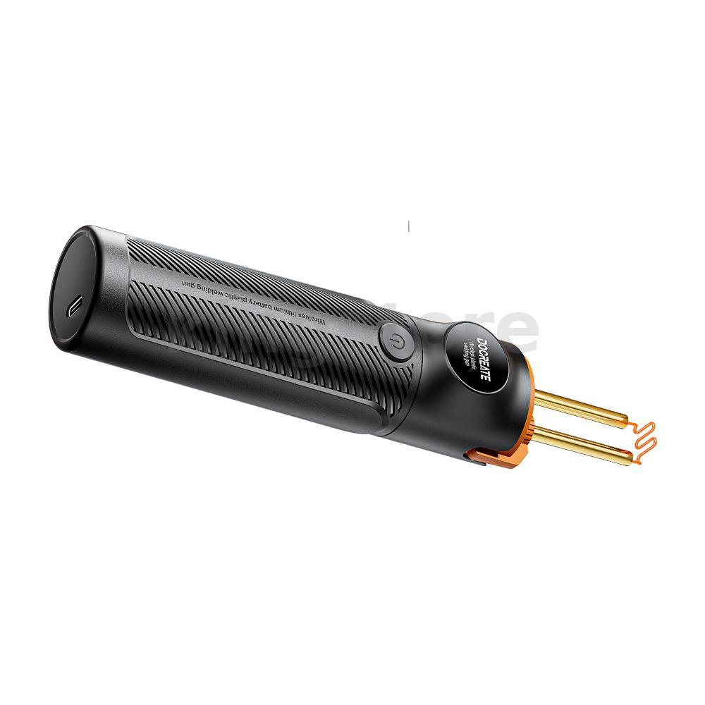 PW35 ไร้สายเชื่อมพลาสติก 4000mAh แบตเตอรี่ความร้อนอย่างรวดเร็วอุณหภูมิสูงไฟ LED หลายวัสดุซ่อม Profes
