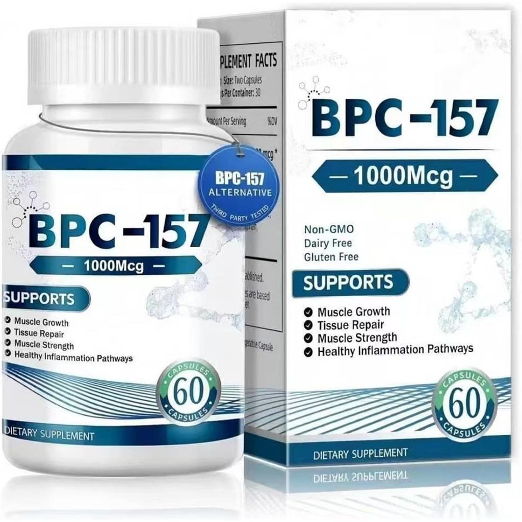 BPC 157 Peptide Capsules 1000mcg – BPC 157 Peptides อาหารเสริม, Non-GMO & Gluten Free, BPC 157 Pepti