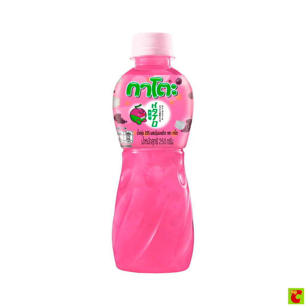 กาโตะ น้ำองุ่น 25% ผสมวุ้นมะพร้าว 250 มล.