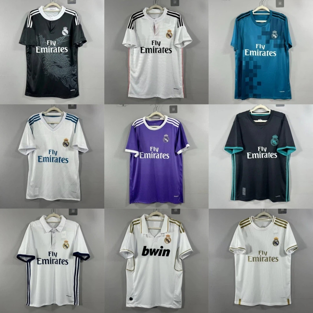 เสื้อฟุตบอลชาย Madrid Ronaldo Retro Edition Classic
