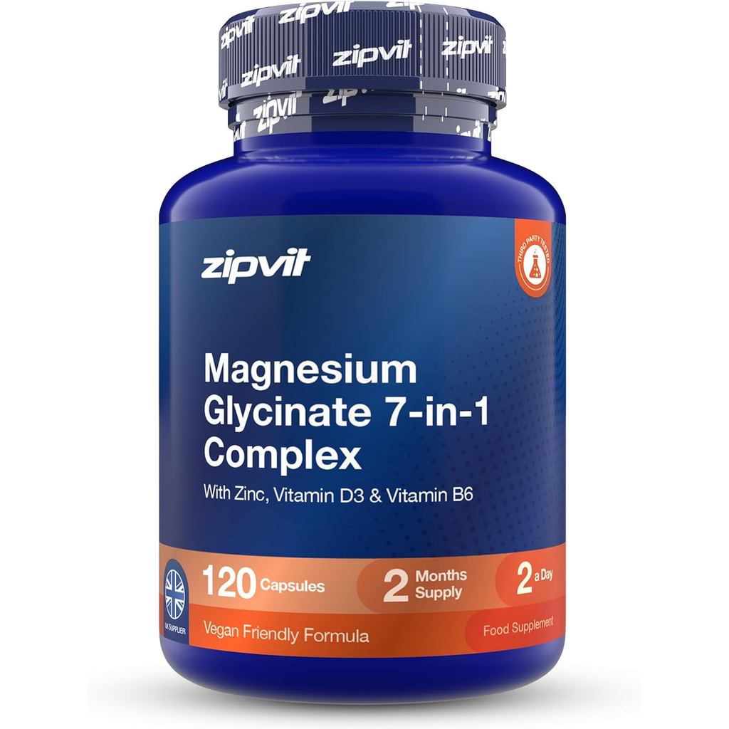 Zipvit Magnesium Glycinate 7 in 1 Complex 1800mg - 120 แคปซูล