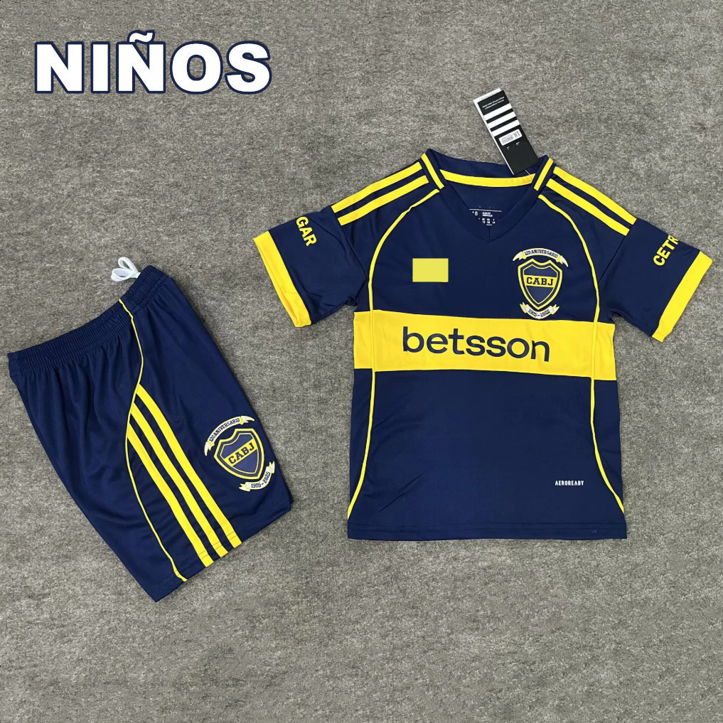 25/26 Boca Juniors home เสื้อฟุตบอลเด็กคุณภาพชั้นนํา