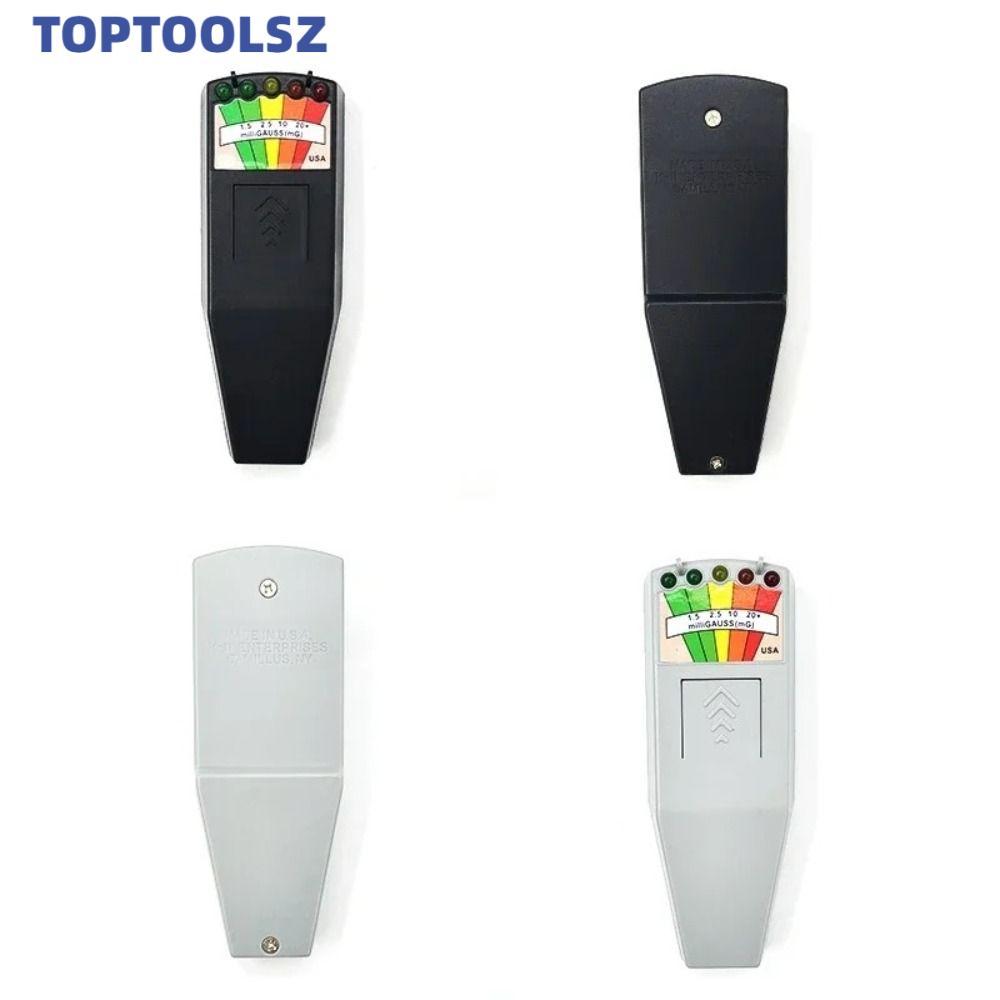 TOPTOOLS EMF Meter, EMF Detection Universal Magnetic Field Detector,แบบพกพาความไวสูงProfessional Par