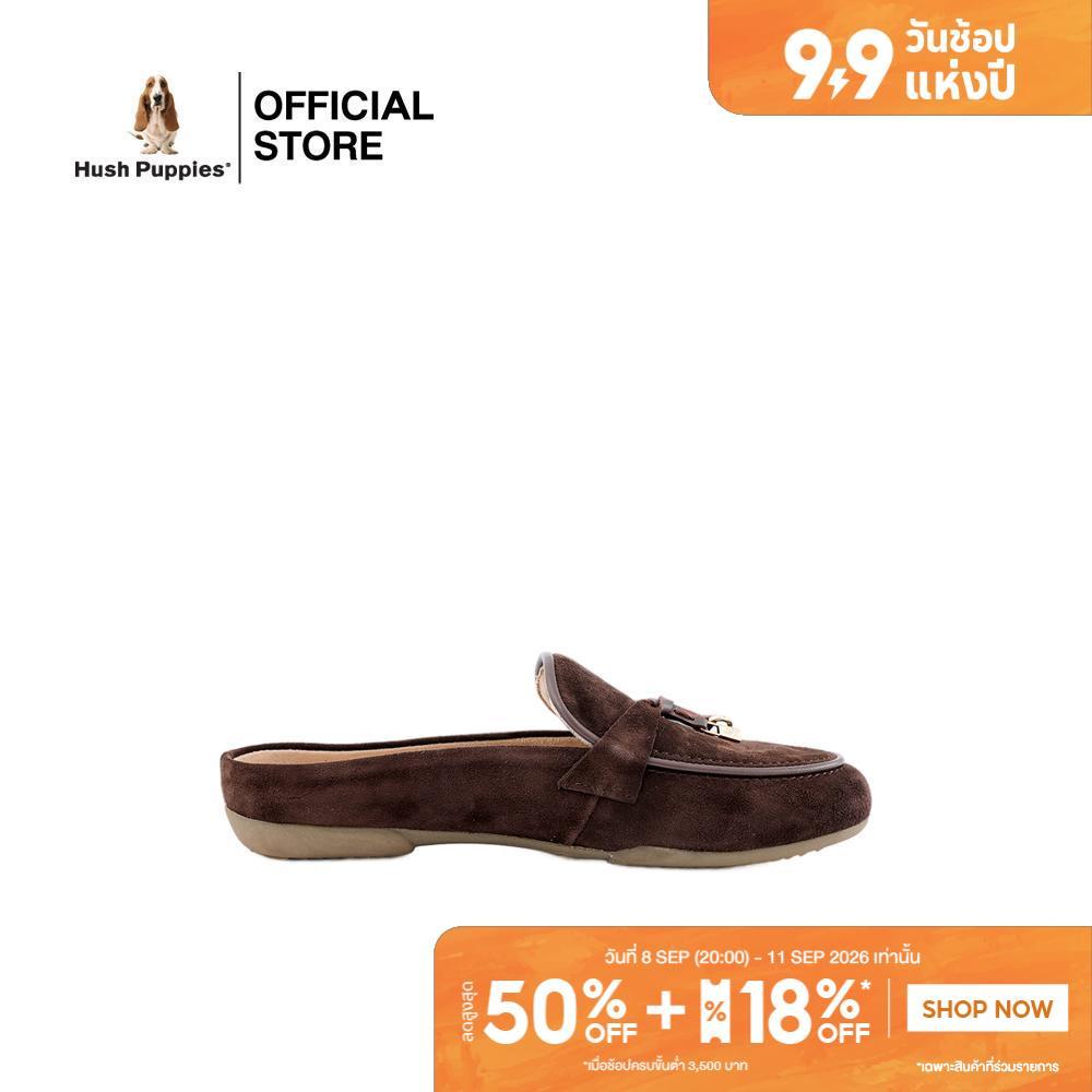 Hush Puppies รองเท้าผู้หญิง รุ่น HP 8WSFSI116F - สีน้ำตาล (รองเท้าแตะหนังแท้แบบสวม)