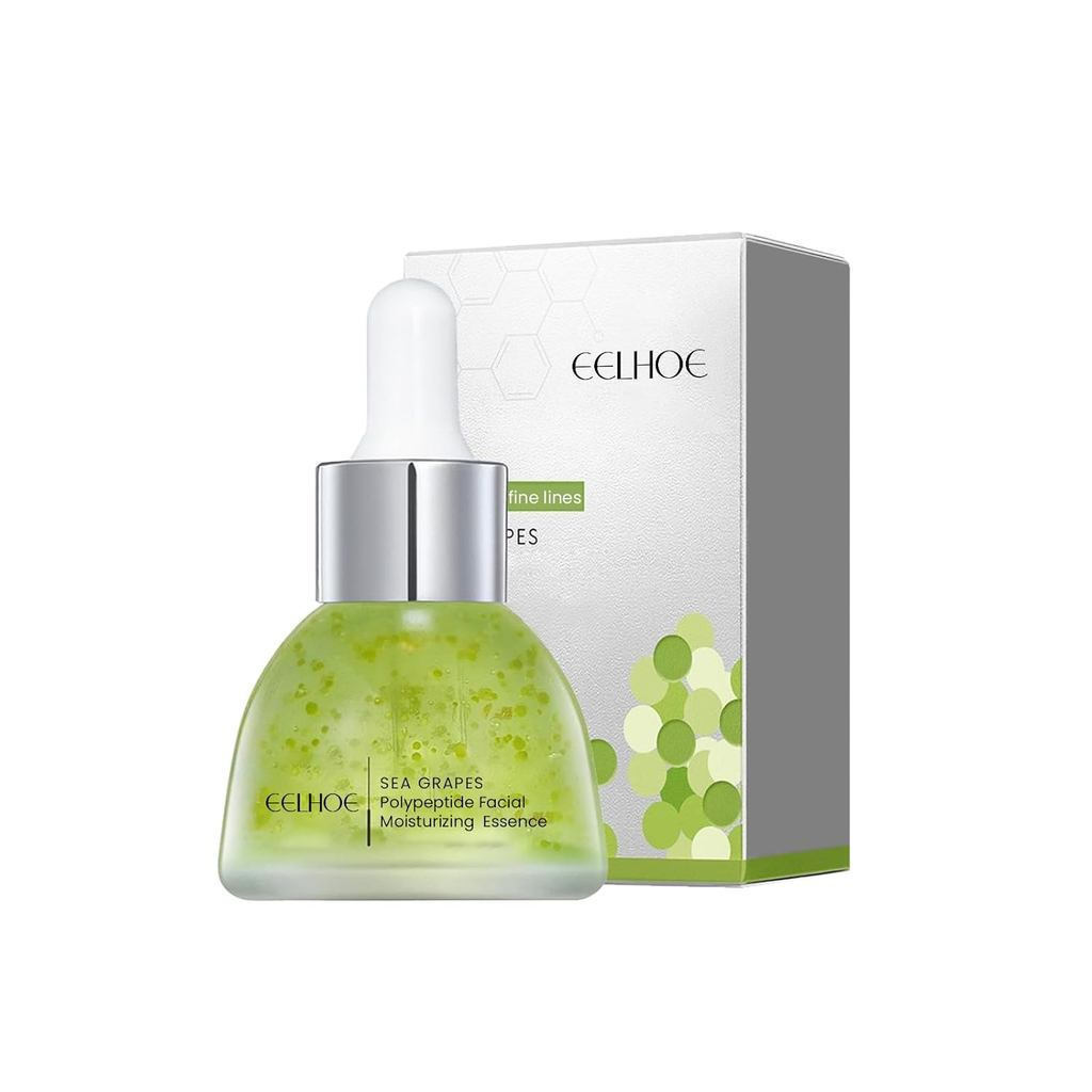 Sea Grape Peptide Facial Essence พร้อมคอลลาเจนและไนอาซินาไมด์, Pore Minimizer & Anti-Aging Serum, Fi