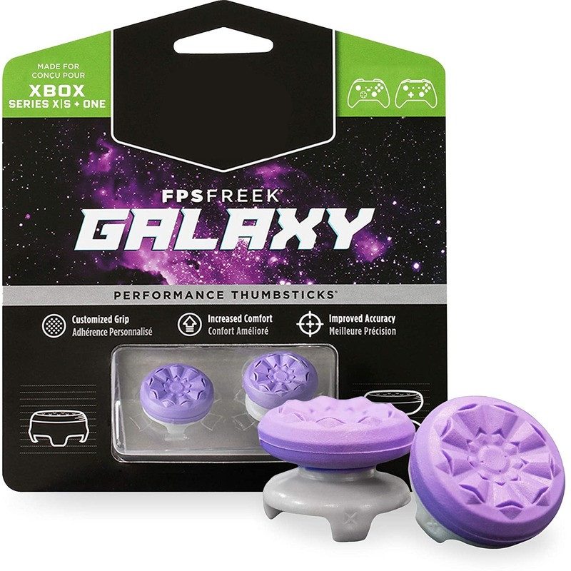 CQC FPS Freek Galaxy สีม่วงสําหรับ Xbox Controller จอยสติ๊กฝาครอบ Thumb Girp Caps สําหรับ Xbox Serie