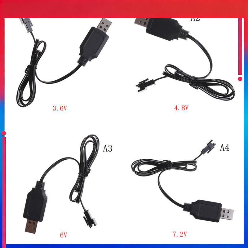 (ใหม่) DC 3.6V-7.2V RC แบตเตอรี่ Pa USB Charger Adapter สําหรับรถยนต์รีโมทคอนโทรล
