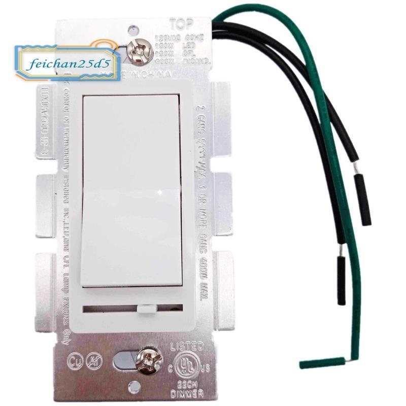 US Standard Dimming Switch Slide Dimming Panel Rotary Dimmer Panel สวิตช์หรี่ไฟ