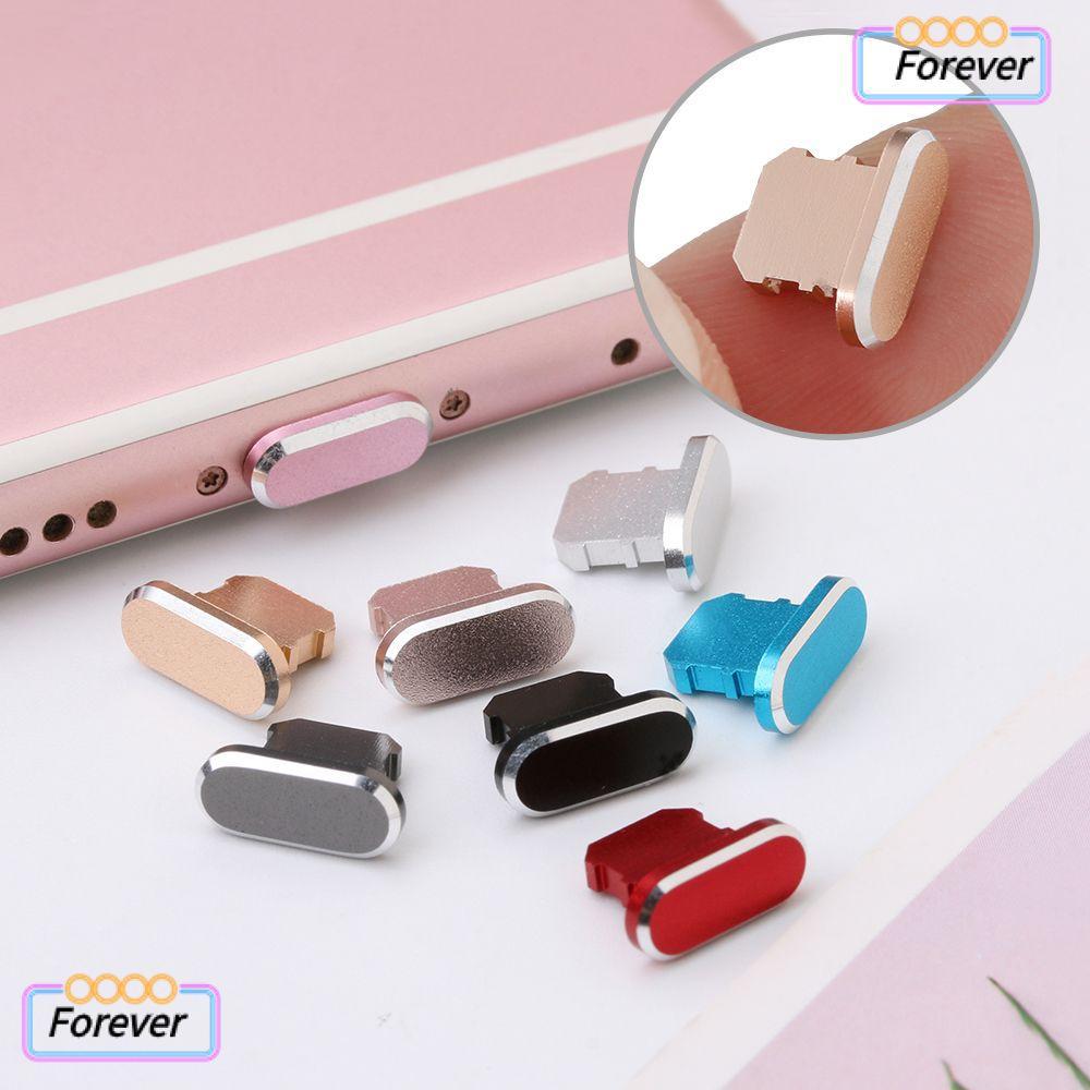 FOREVER Charger Dock Universal ฝาครอบกันฝุ่นอลูมิเนียมพอร์ตชาร์จสําหรับ iP 13 12 11 Max X XR Max 8 7
