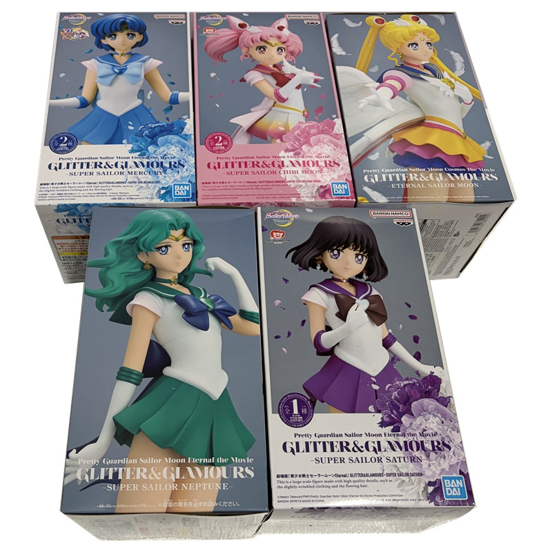 โรงงานแว่นตาของแท้ Sailor Moon Hare Neptune Saturn Mercury Little Rabbit Jingpin Figure