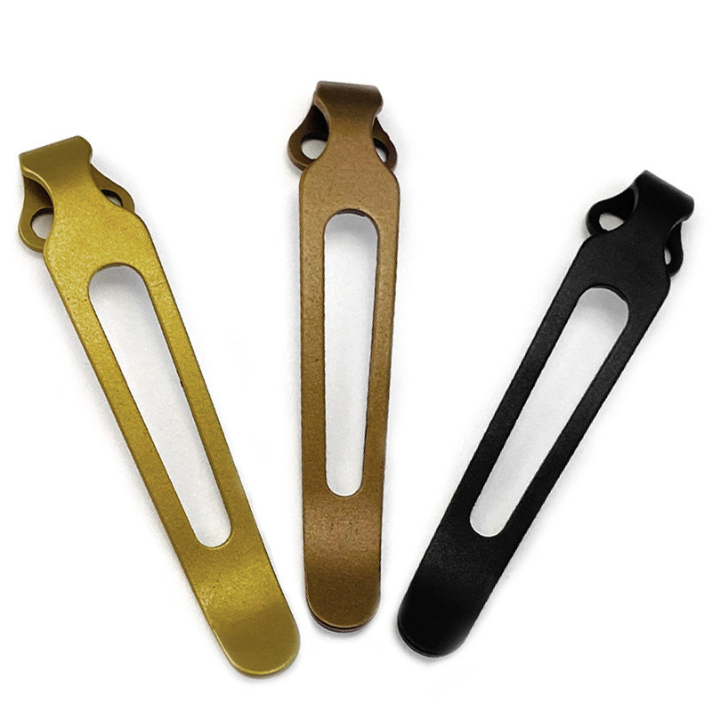 ZT Zero Error Back Clip Titanium Pocket Clip Titanium Alloy CNC Knife Back Clip zt Zero Error Back C