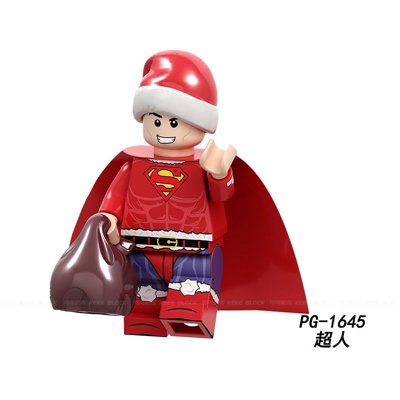 Pg1645-1652 Christmas Building Block Minifigure Joker Superman Superhero หญิง Thor Loki ประกอบของเล่