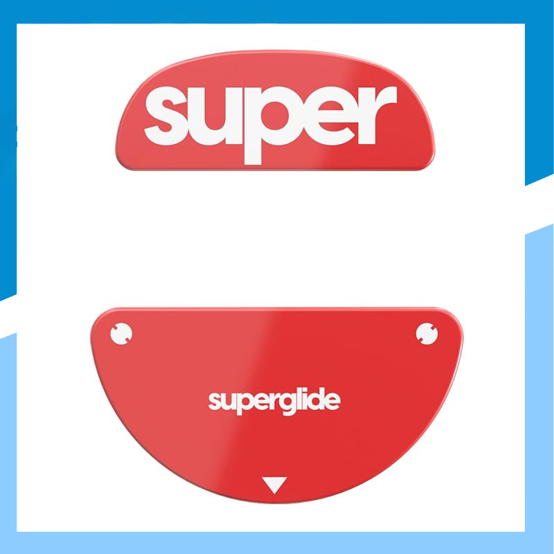 Superglide 2 Type-C Mouse Skates for Endgame Gear XM2-WE, Glass, Low-Friction, Durable